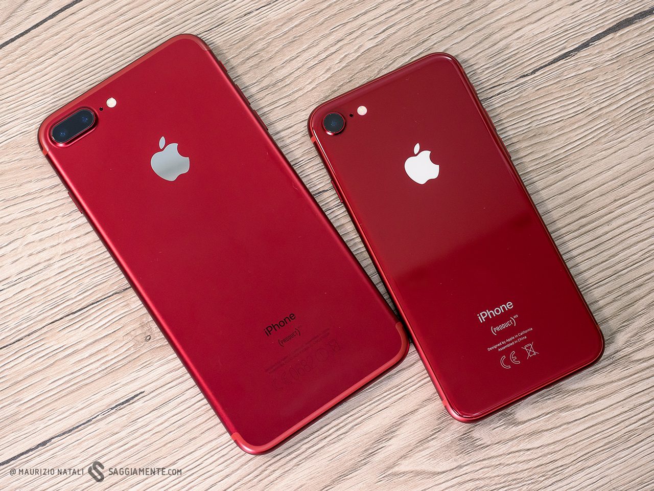 Iphone 8 Product Red Foto Considerazioni E Confronto Con Iphone 7 Plus Red